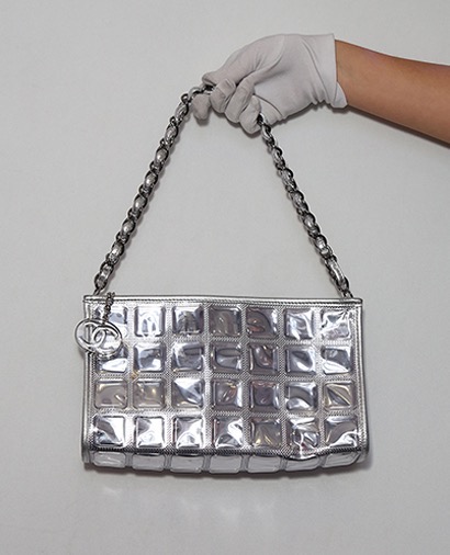 Ice Cube Pochette, &pound;320, Handbags, Front view